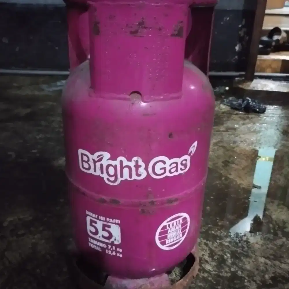 Tabung gas kosong bright 5 kilo, tabung gas kosong