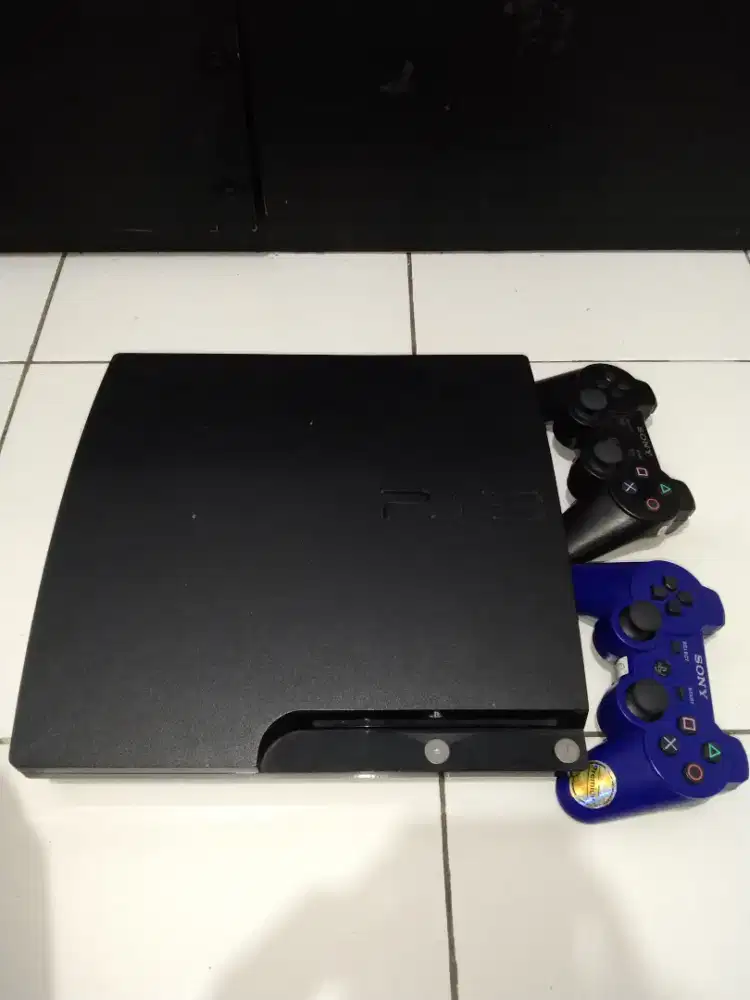 PLAYSTATION 3 PS 3 SLIM FREE 2 STICK BARU