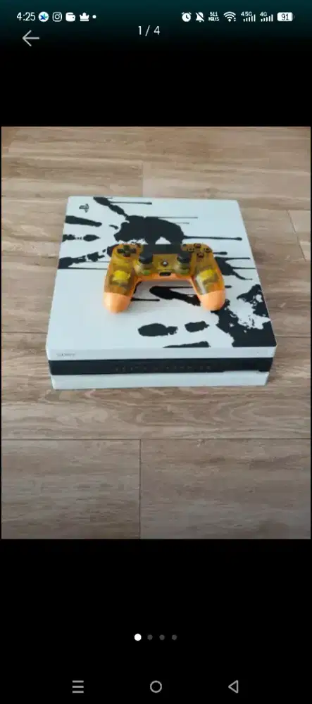 Playstation 4 Pro Limited Edition Death Stranding dengan Goldhen