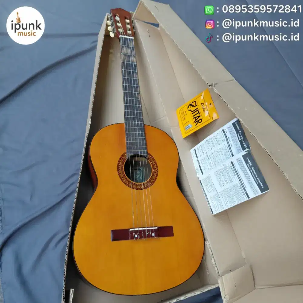 Yamaha C310 Original Gitar Klasik Vintage 90's Bonus senar baru nylon