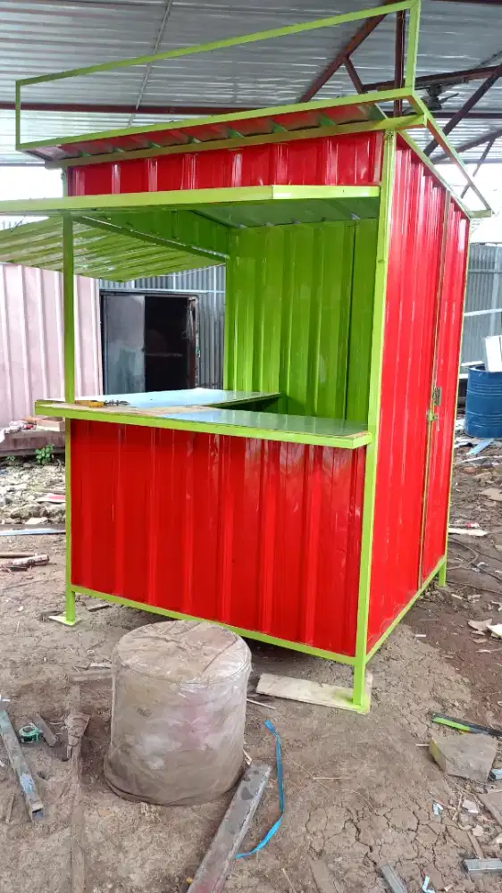 Rombong kontainer booth kontainer gerobak kontainer