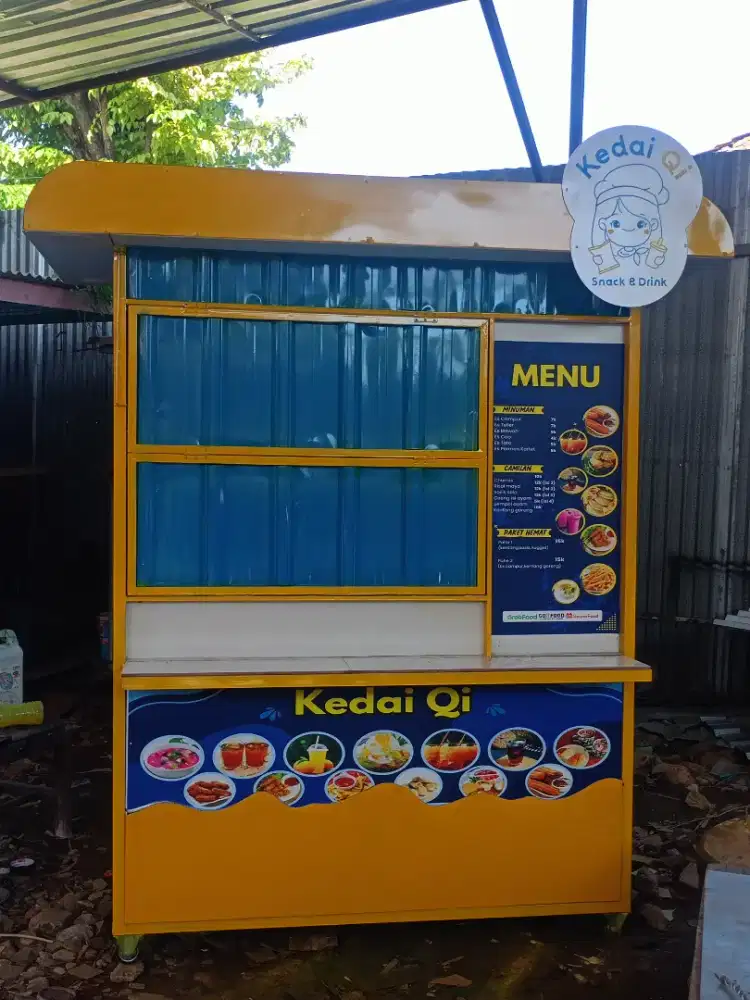 Rombong kontainer booth kontainer gerobak kontainer