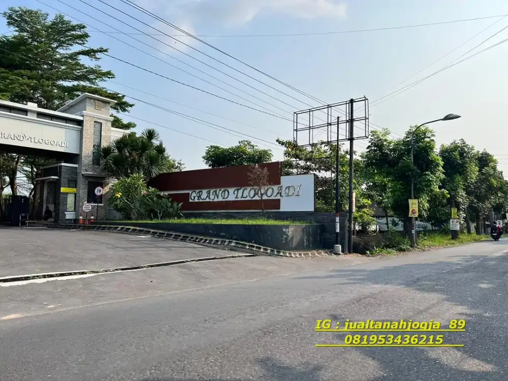 Area Tlogoadi dijual murah dekat Pemda Sleman ,SHM P unit