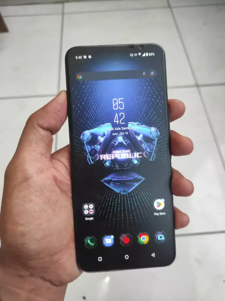 asus rog 5s ram 12/256 asal skr 3,4 bisa TT nego