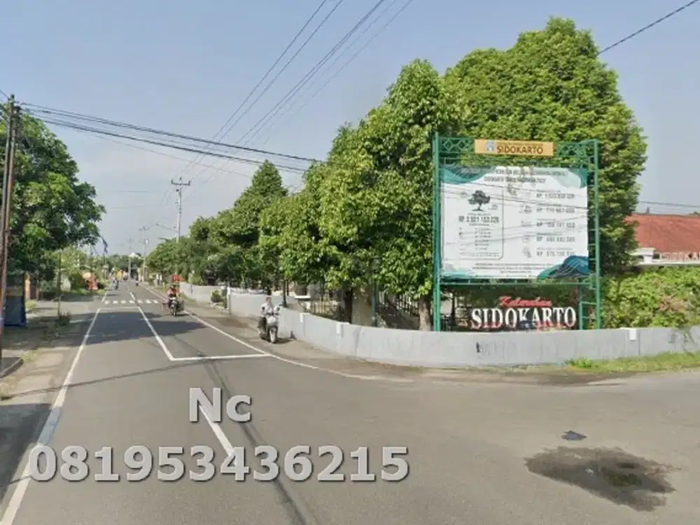 Tanah Sidokarto Godean dekat kampus UNISA dan UMY