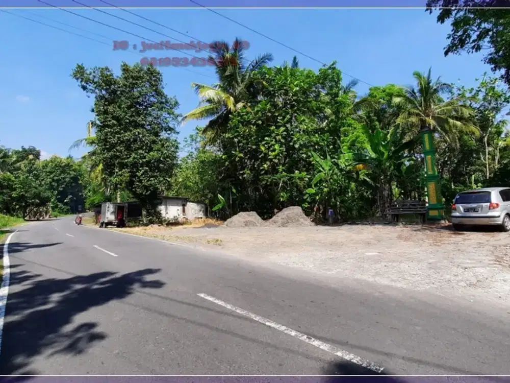 Tanah Nanggulan Kolunprogo dijual murah 900 rb an, SHM P unit