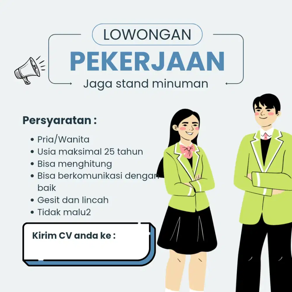 Jaga stand minuman