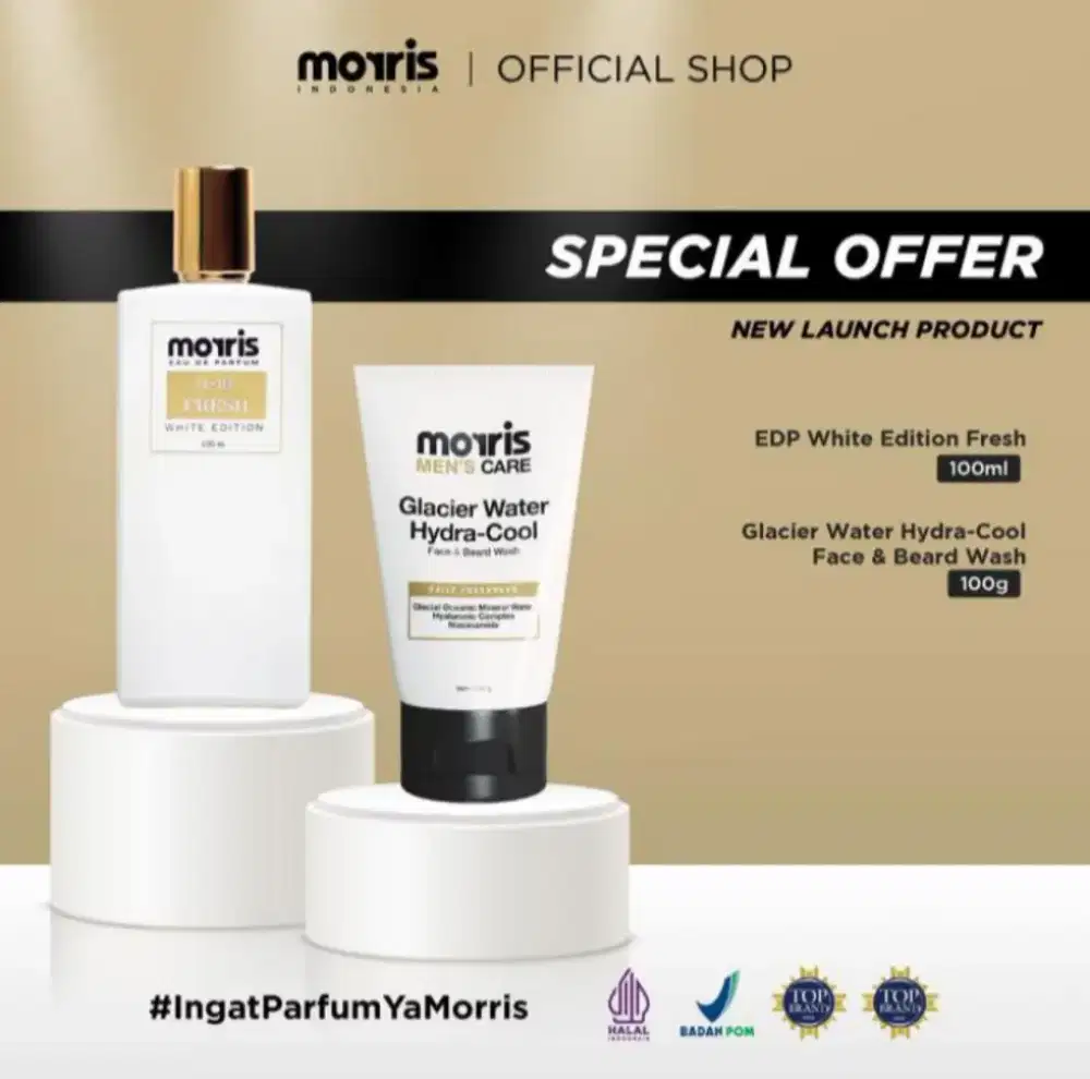 Paket Ganteng dan Wangi Moris Parfum