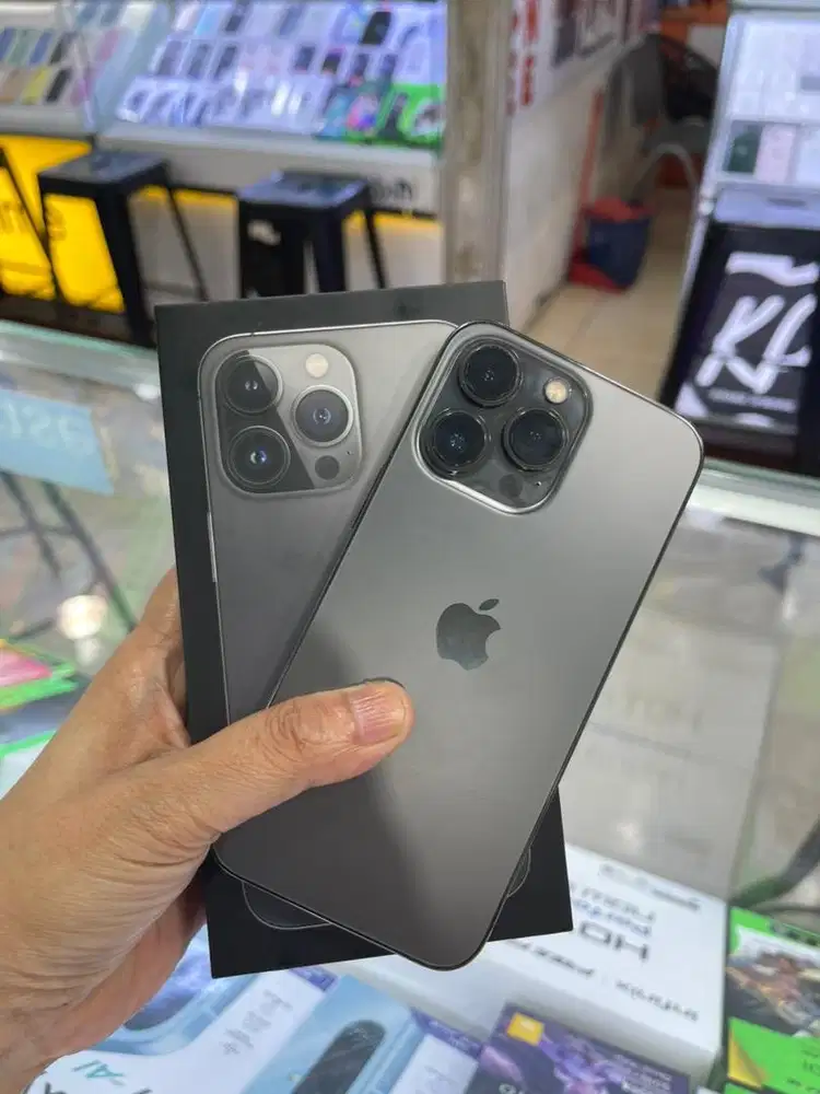 JUAL CEPAT IPHONE 13 PRO 256 PERMANEN GREY BH 93%