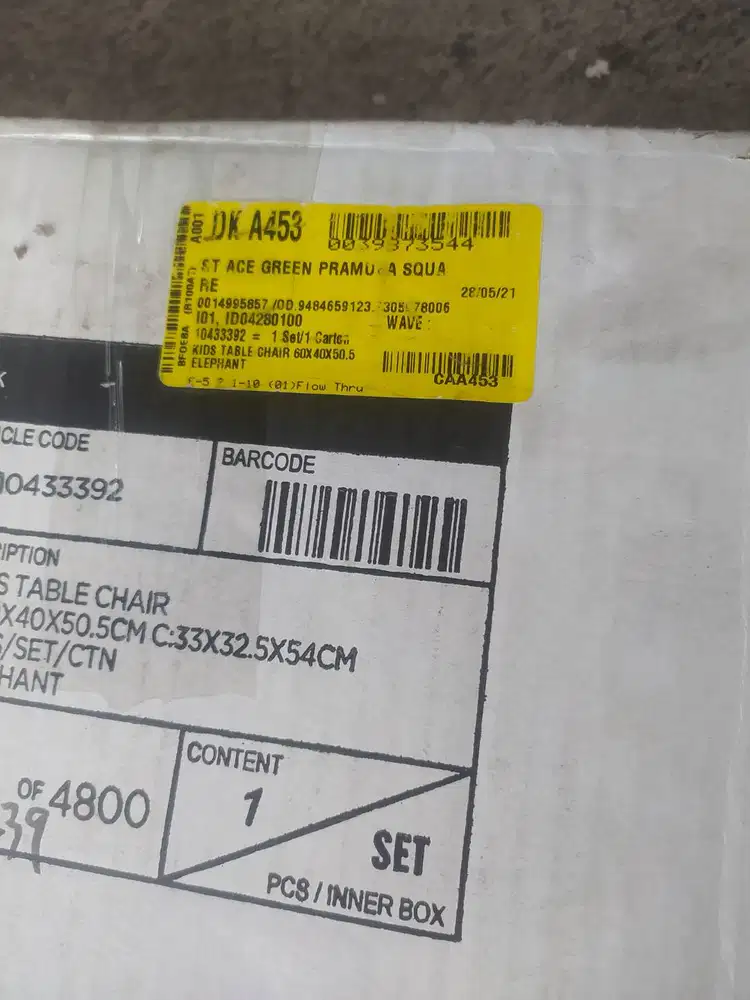 Tanle chair satu set