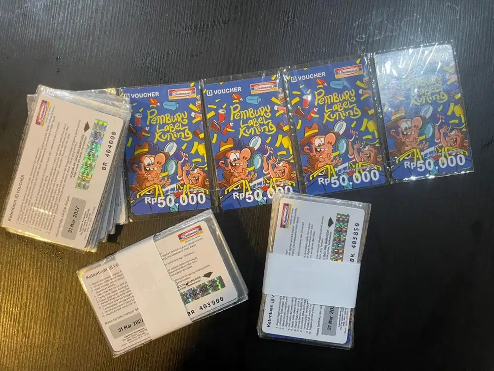 Di jual voucher indomaret 50.000, exp 2027