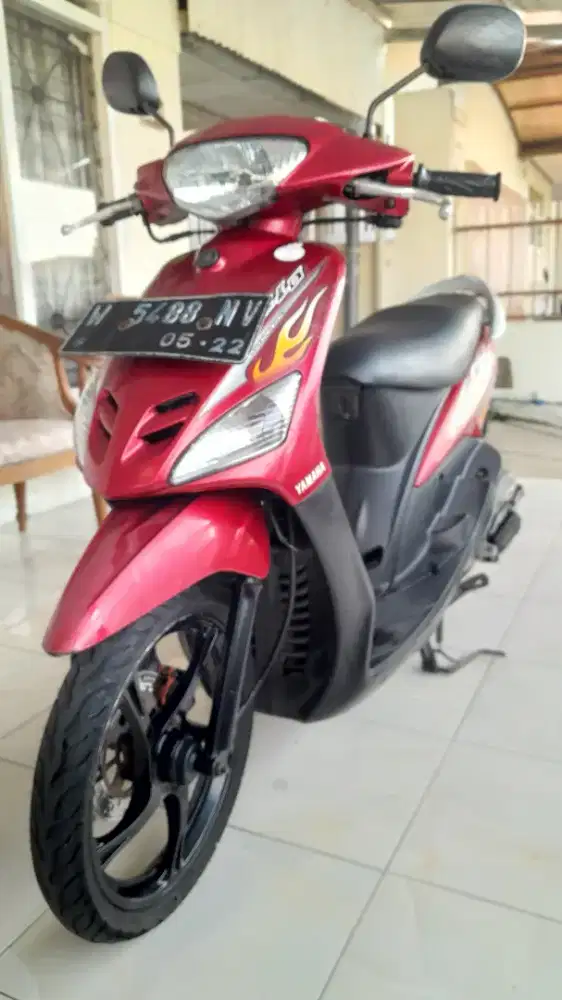 Yamaha Mio 5tl warna merah marun asli kitab lengkap noka nosin tembus
