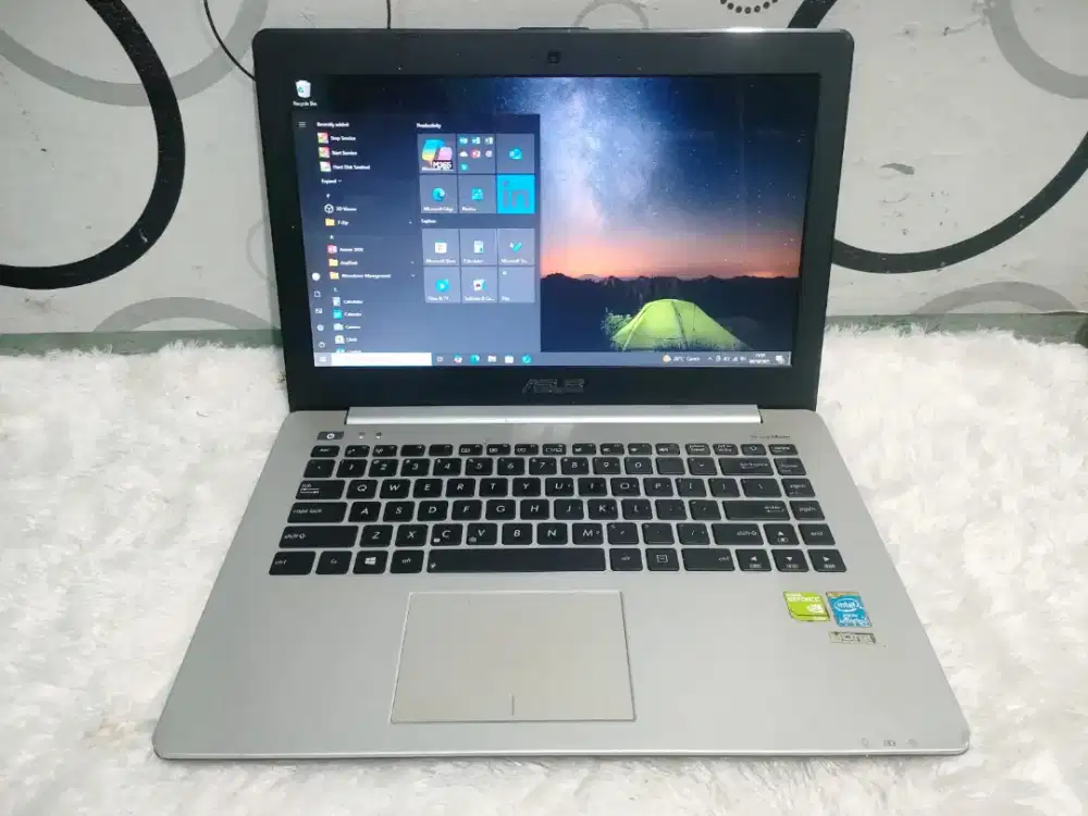 Laptop Asus S451LB -CORE I5 GEN4 -SSD 128GB -4GB -SIAP PAKE -GRESS