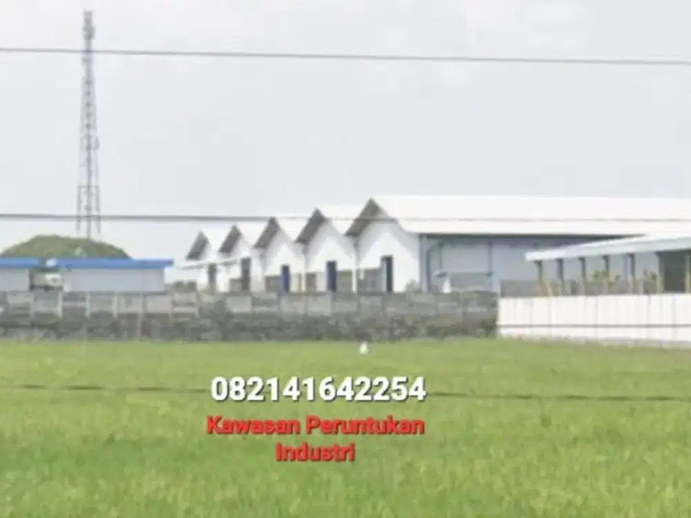 [L] Tanah Ciamik LD 48 mtr, Kawasan Peruntukan Industri Caruban MADIUN