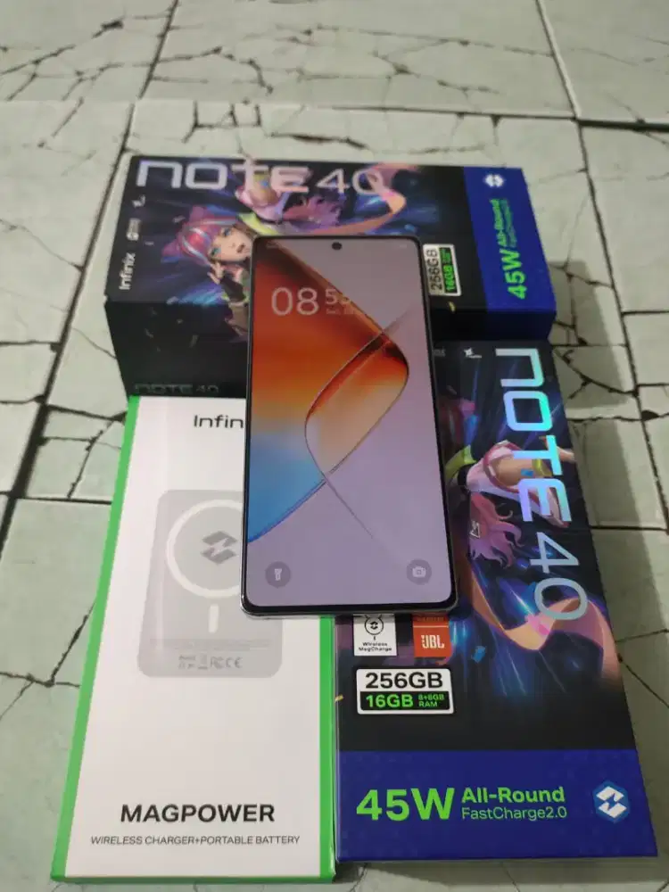 Infinix Note 40 ram 8.256 Fullset