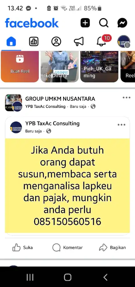 SIAP BANTU SEGALA URUSA NAKUNTANSI PAJAK