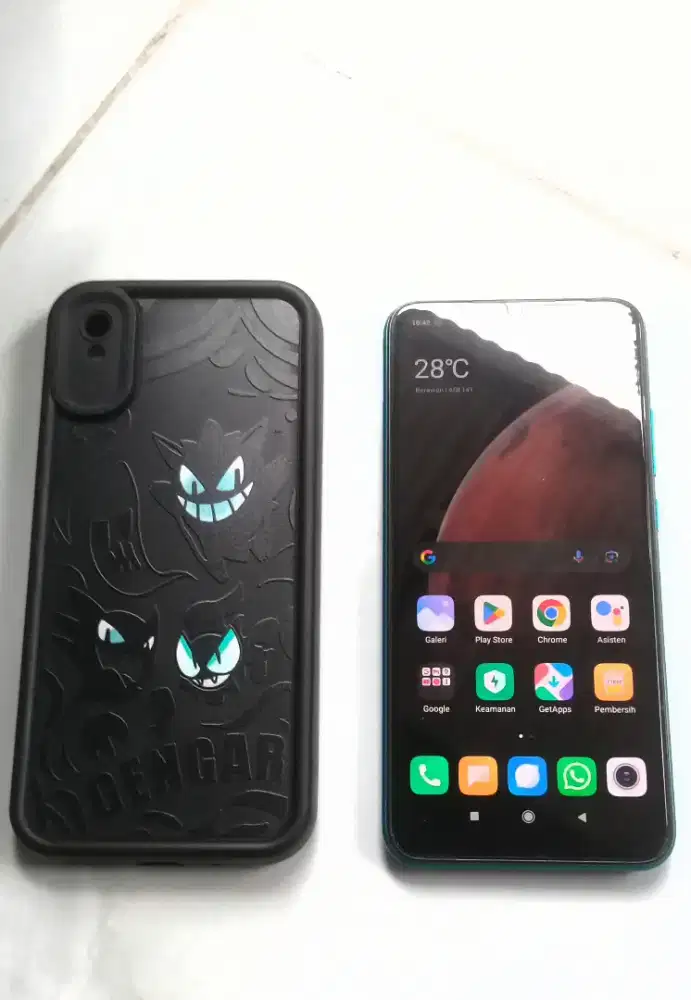 Xiaomi redmi 9 mulus seperti baru,hp ibunda jarang pakai,murah meriah