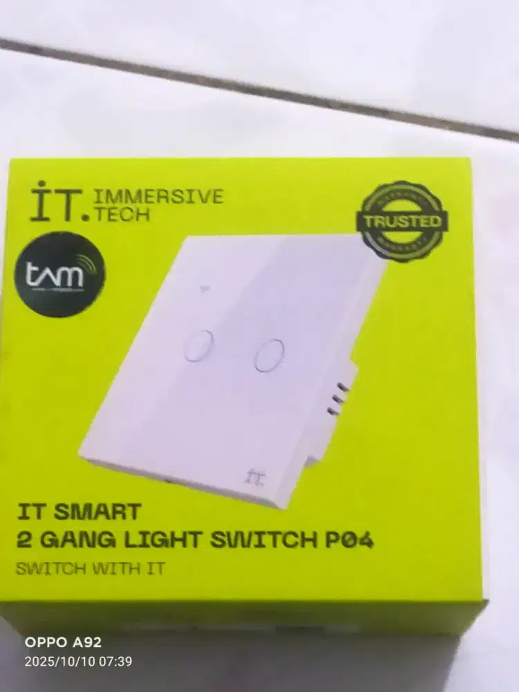 It smart 2 gang light switch P04