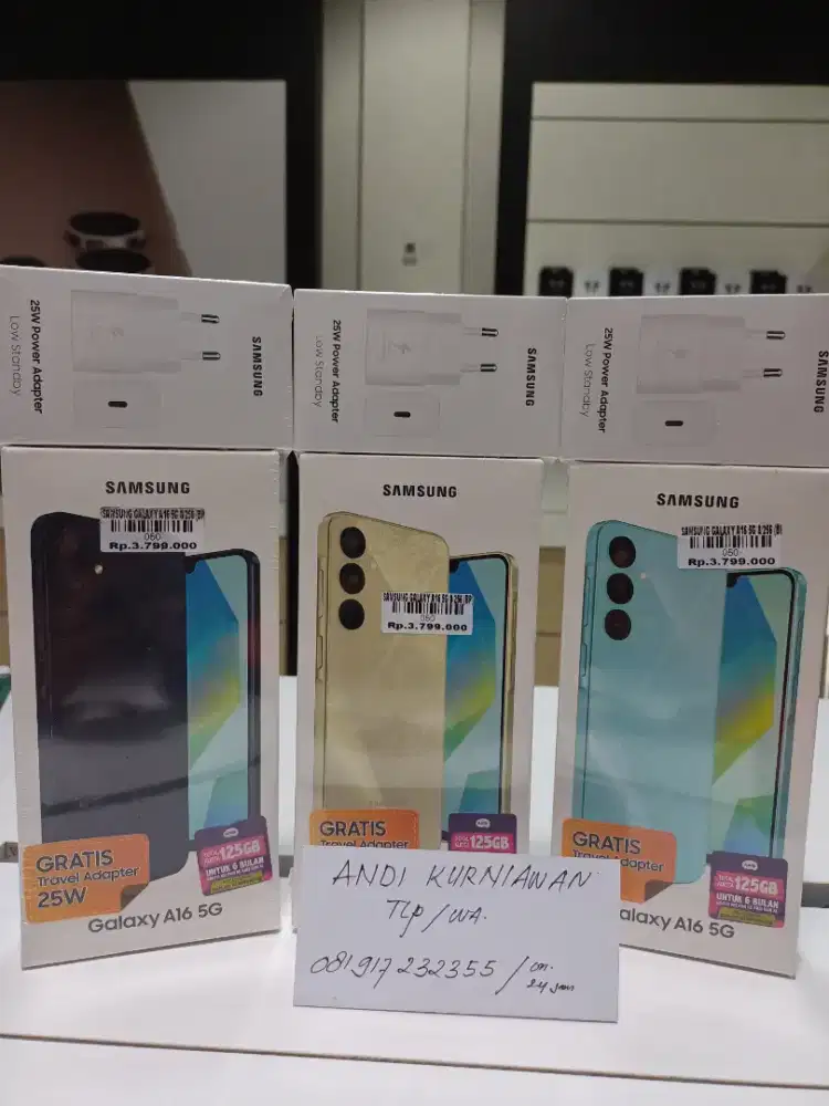 New samsung a16 5g ram 8/256gb atlantis dahsyat