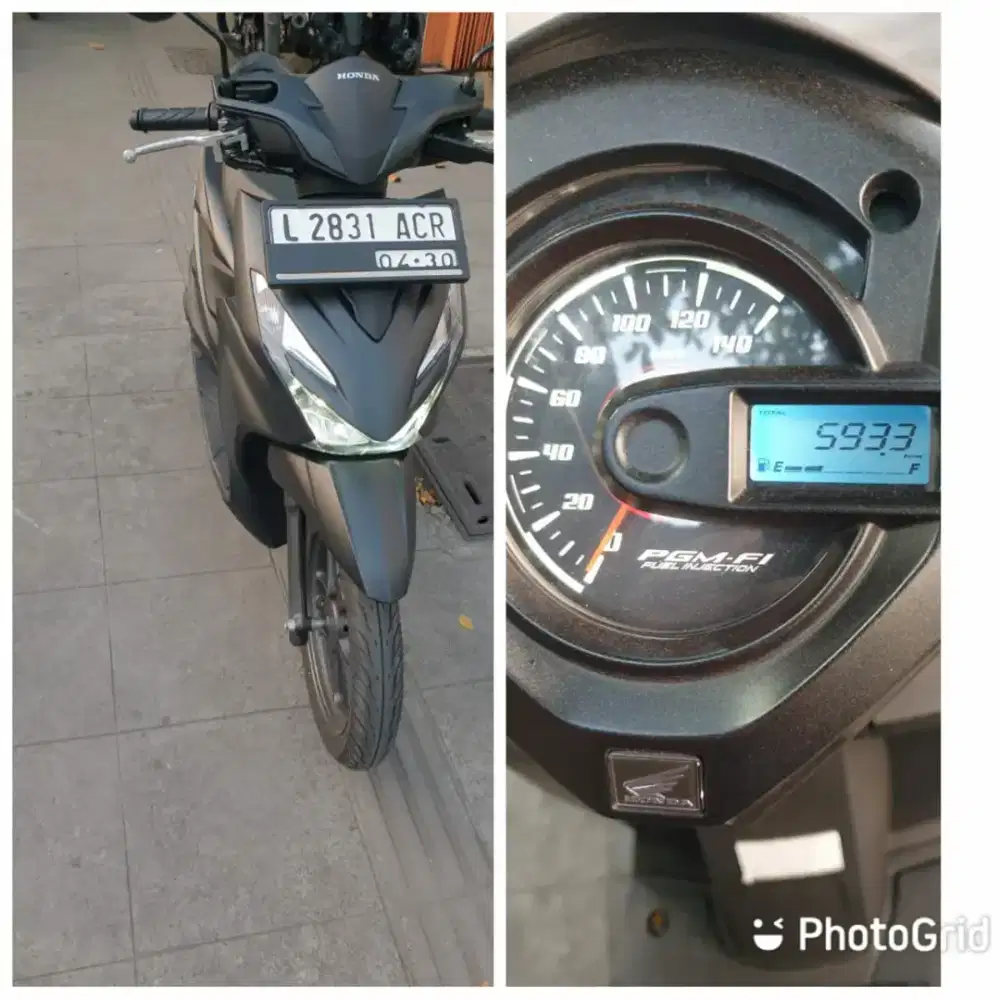 Km 500 Beat Duluxe th 2025 seperti baru pjk 04-2026