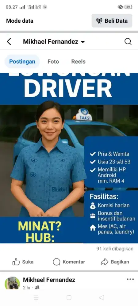 Lowongan kerja driver