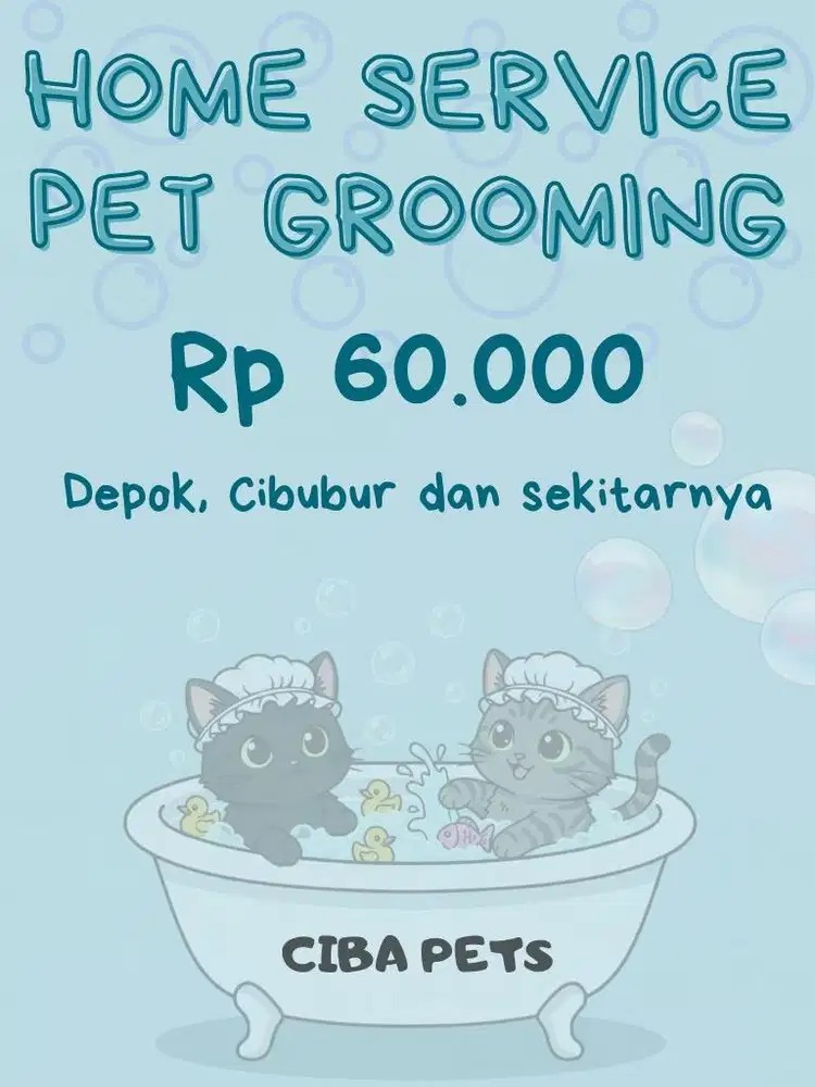 GROOMING KUCING DOOR TO DOOR