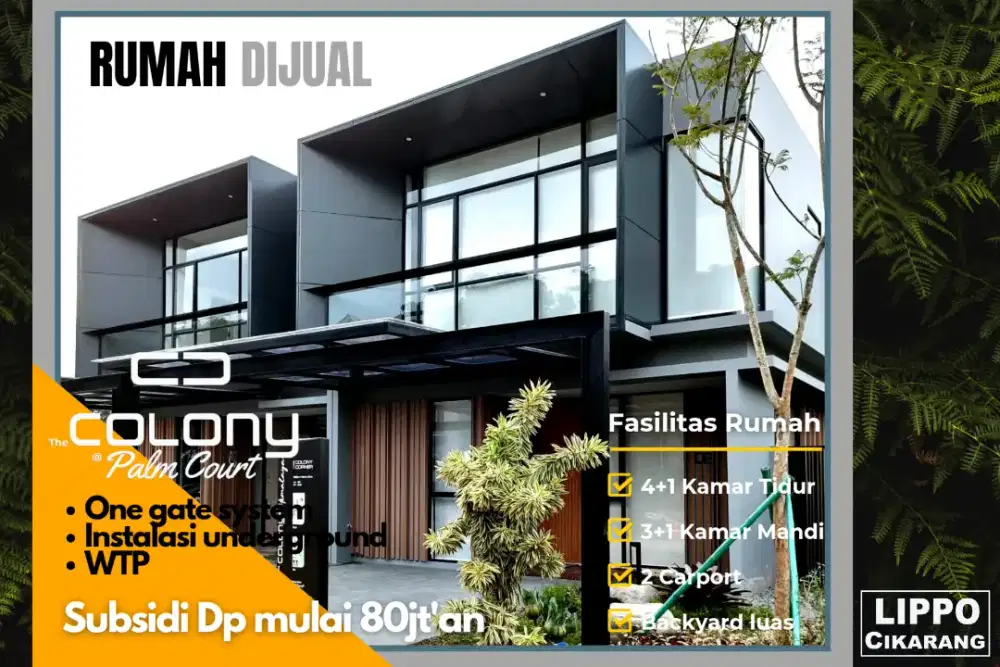 Rumah Premium Mewah 2 Lantai Colony Lippo Cikarang
