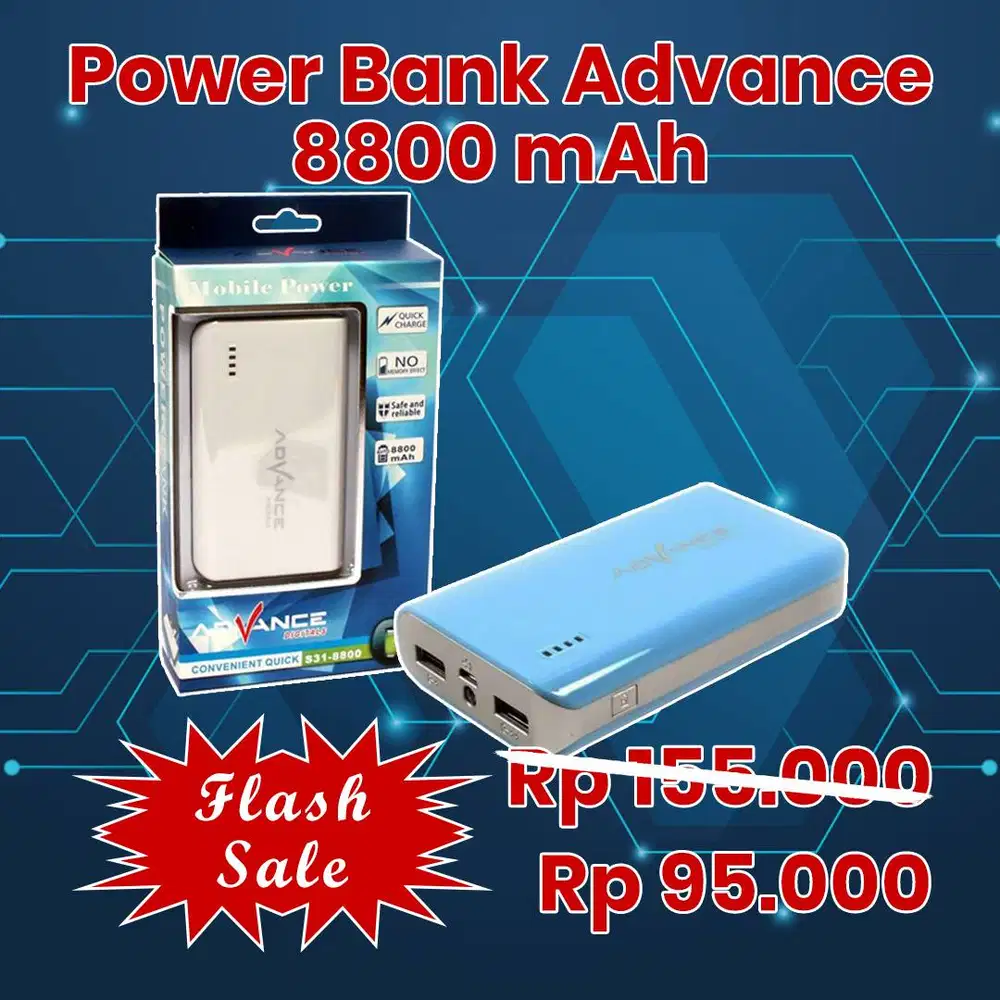 Flash Sale - Power Bank Advance 8800 mAh