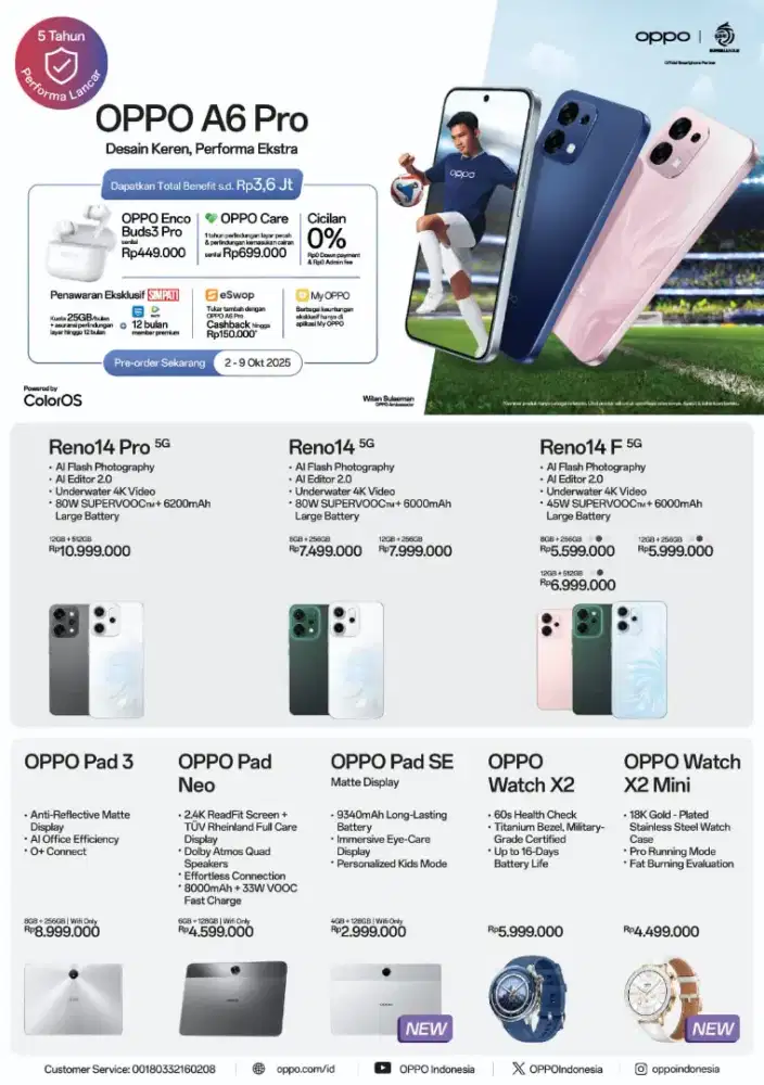 PROMO HANDPHONE OPPO TERLENGKAP