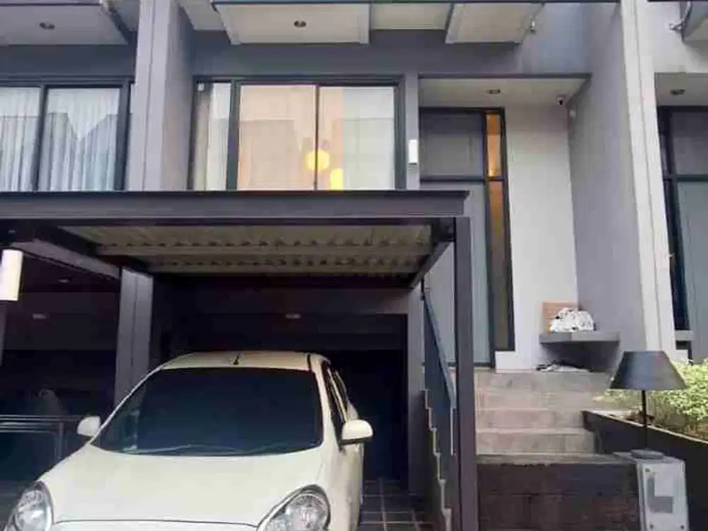 disewakan rumah full furnish siap huni di greenwich park bsd