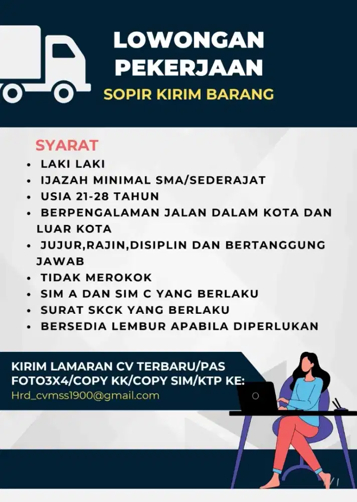 SOPIR JUJUR +SEMANGAT DALAM BEKERJA
