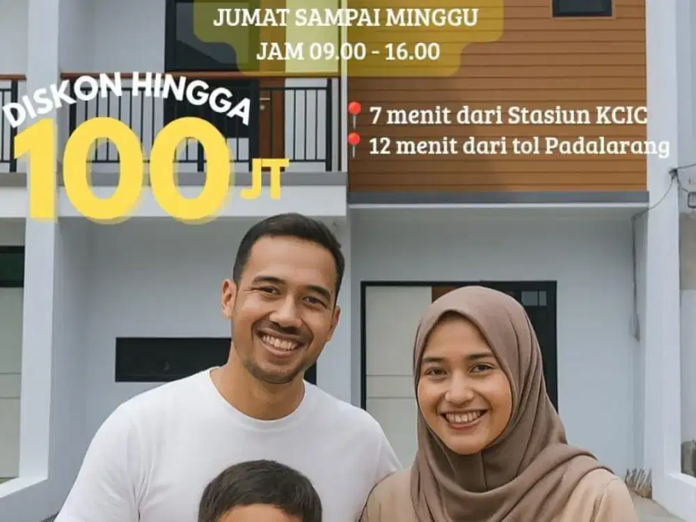 Rumah Villa Bandung Akses Strategis Dekat Stasiun KCIC