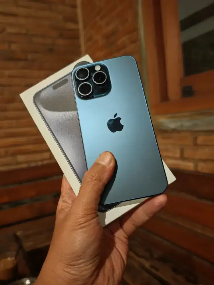 Iphone 15 Pro Max 256gb Resmi Baterai 93% Like New No Minus Fullset