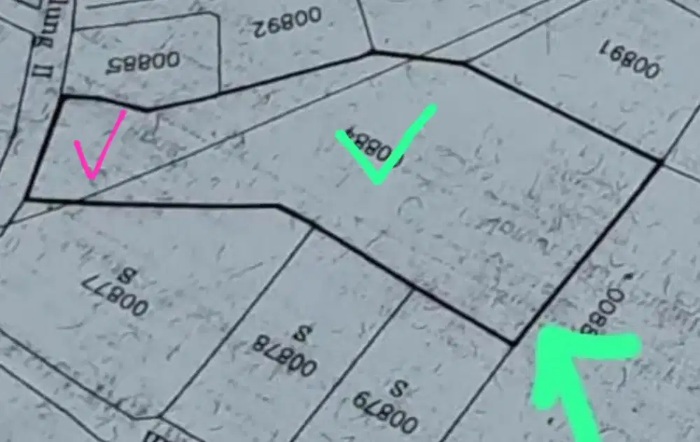 Dijual tanah luas 1783 m2,cocok untuk buat klaster