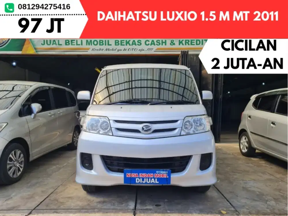MURAH daihatsu luxio 1.5 M MANUAL 2011