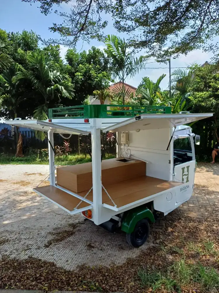 Bajaj TVS custom untuk foodtruck kuliner and coffee shop by Papip ID