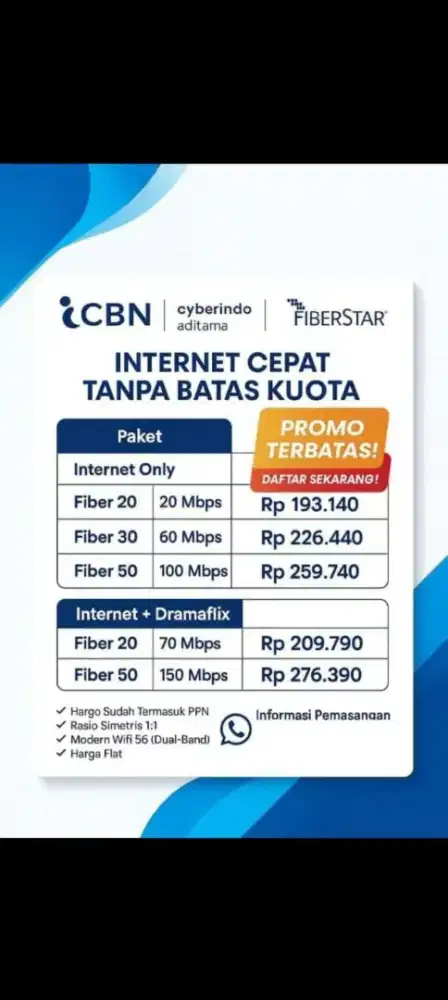 INTERNET WIFI CBN