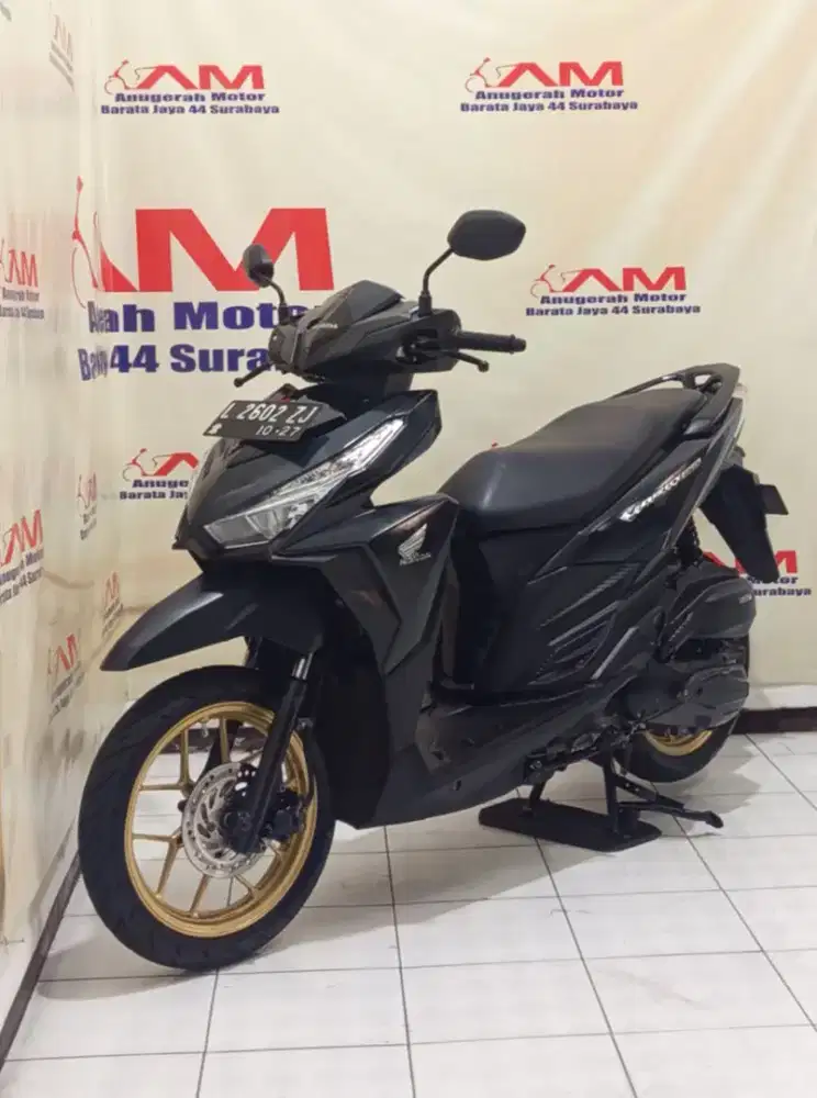 Honda vario 150 Exl Tahun 2017 warna hitam doff