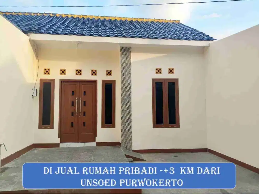 rumah murah Purwokerto 5 menit dr unsoed