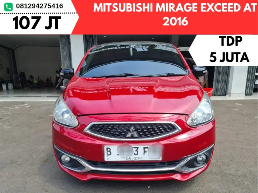 TDP 5 JUTA mitsubishi mirage exceed MATIC 2016