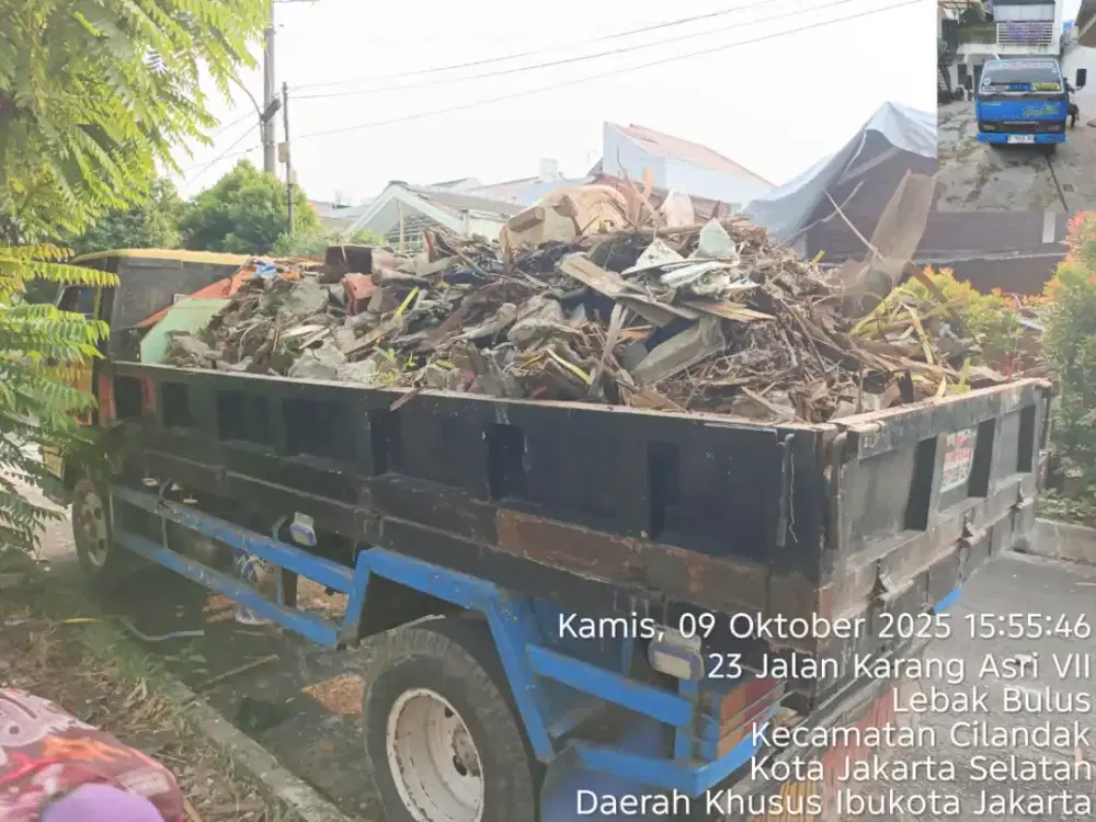 Jasa buang puing dan sampah