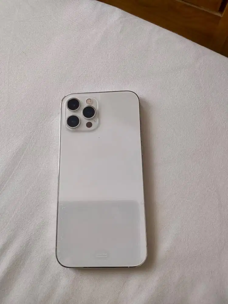 iPhone 12 Pro Max 128GB Silver, Kondisi mulus, pemakaian wajar
