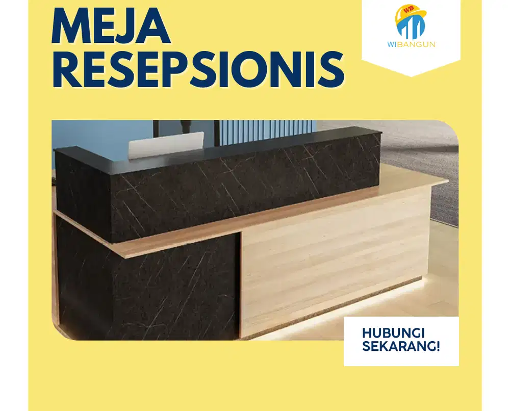 MEJA RESEPSIONIS CUSTOM