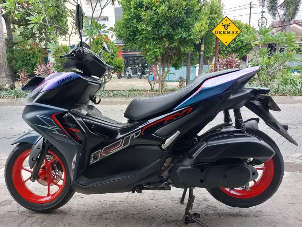 (DP 500)‼️ Yamaha Aerox Cyber City Biru Mulus 2023 Cash / Kredit
