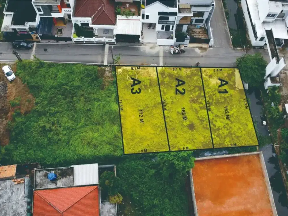 Tanah Kota Palembang SHM Dekat Jalan Soekarno Hatta