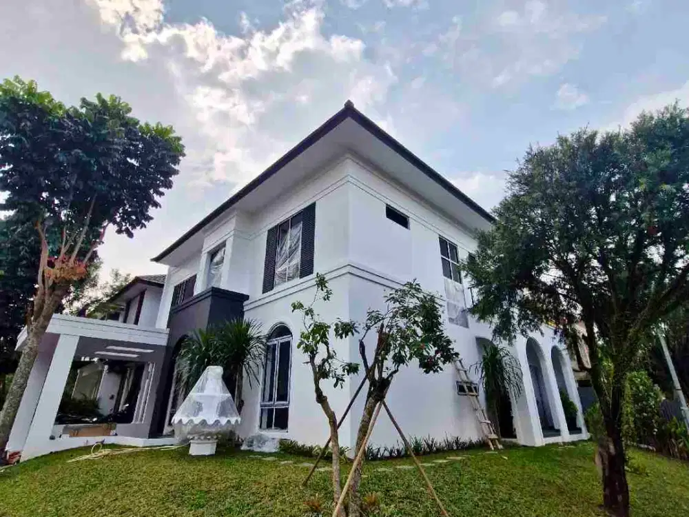 dijual rumah corner ada swimming pool di avani bsd city