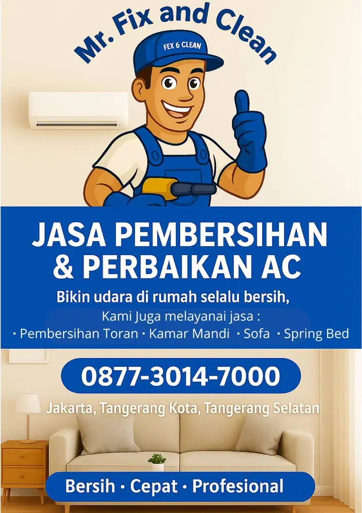 Jasa Service AC, Renovasi, dan Pembersihan