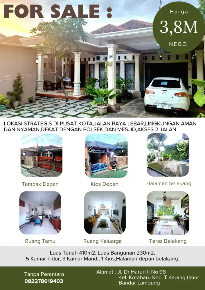 Rumah lokasi strategis