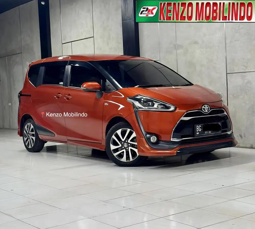 [TERMURAH] Sienta 1,5 Q AT 2016/2017 oranye,km 66rb istimewah dp 23jt