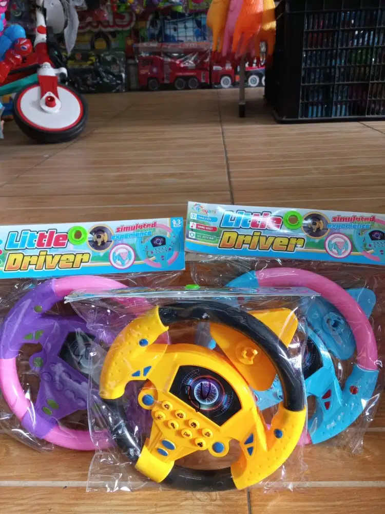 mainan anak stir mobil baterai